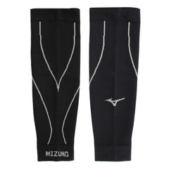 Mizuno Logo Black Compression Calf Sleeves