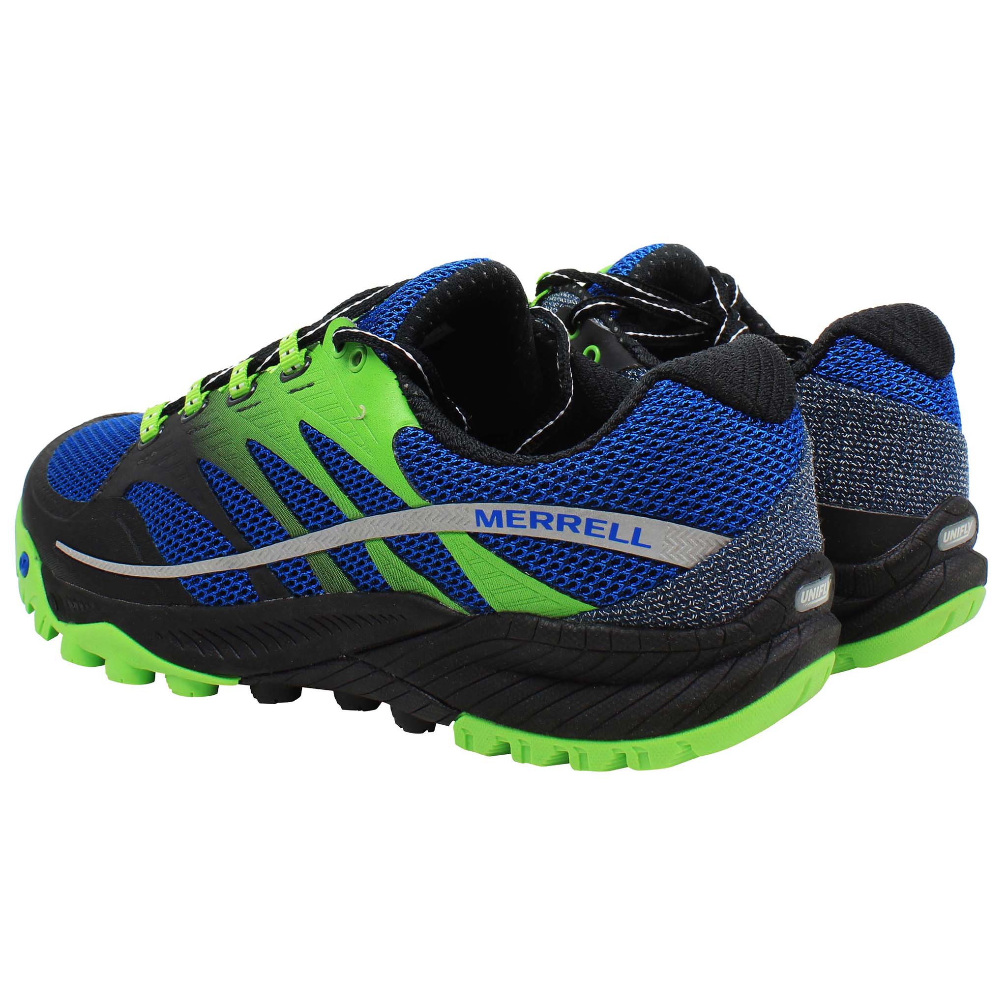 Merrell All Out Charge Mens Navy/Green Shoes