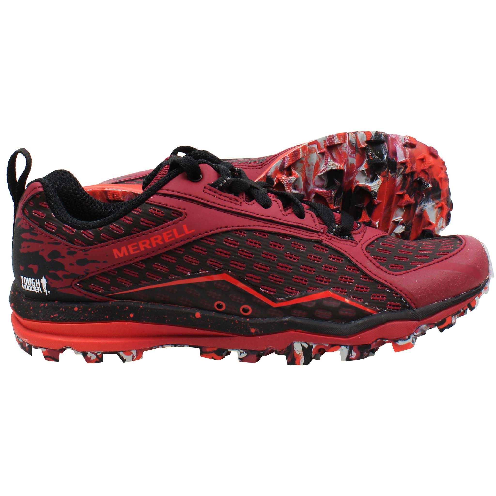 Merrell All Out Crush Tough Mudder Womens Red Shoes