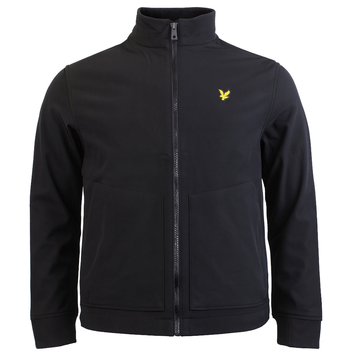Lyle & Scott Funnel Neck Mens Black Softshell Jacket
