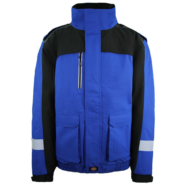 Dickies Winter Work Waterproof Mens Royal/Black Coat