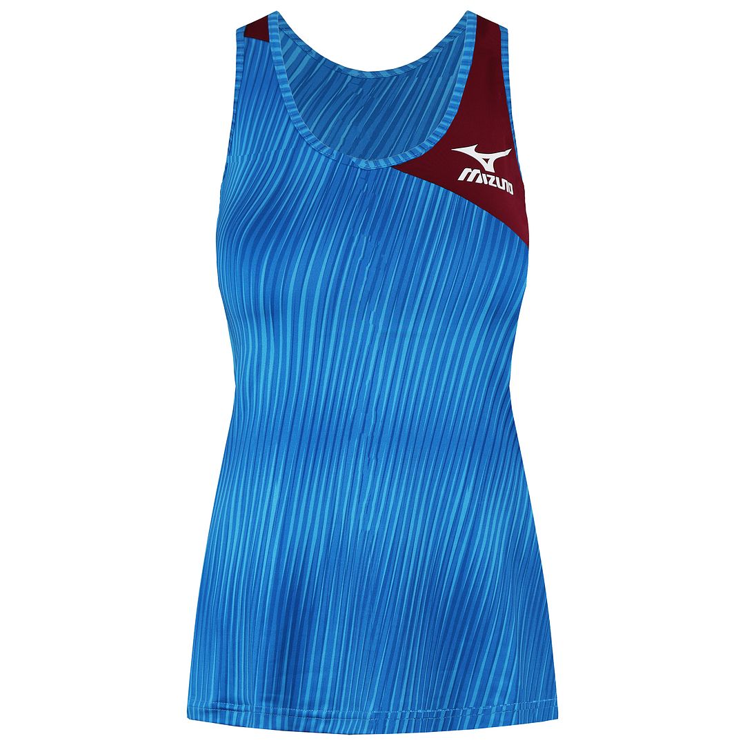 Mizuno Amplify Womens Blue Tank Top