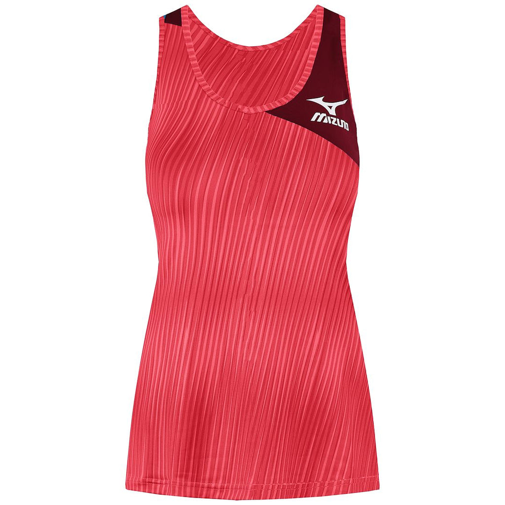 Mizuno Amplify Womens Red Tank Top