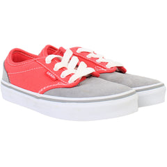 Vans Atwood Two Tone Kids Pink Plimsolls