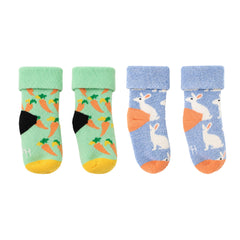 Happy Socks 2-Pack Multicolour Bunny Terry
