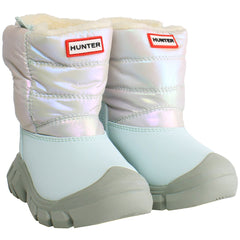 Hunter Intrepid Nebula Kids Blue Snow Boots