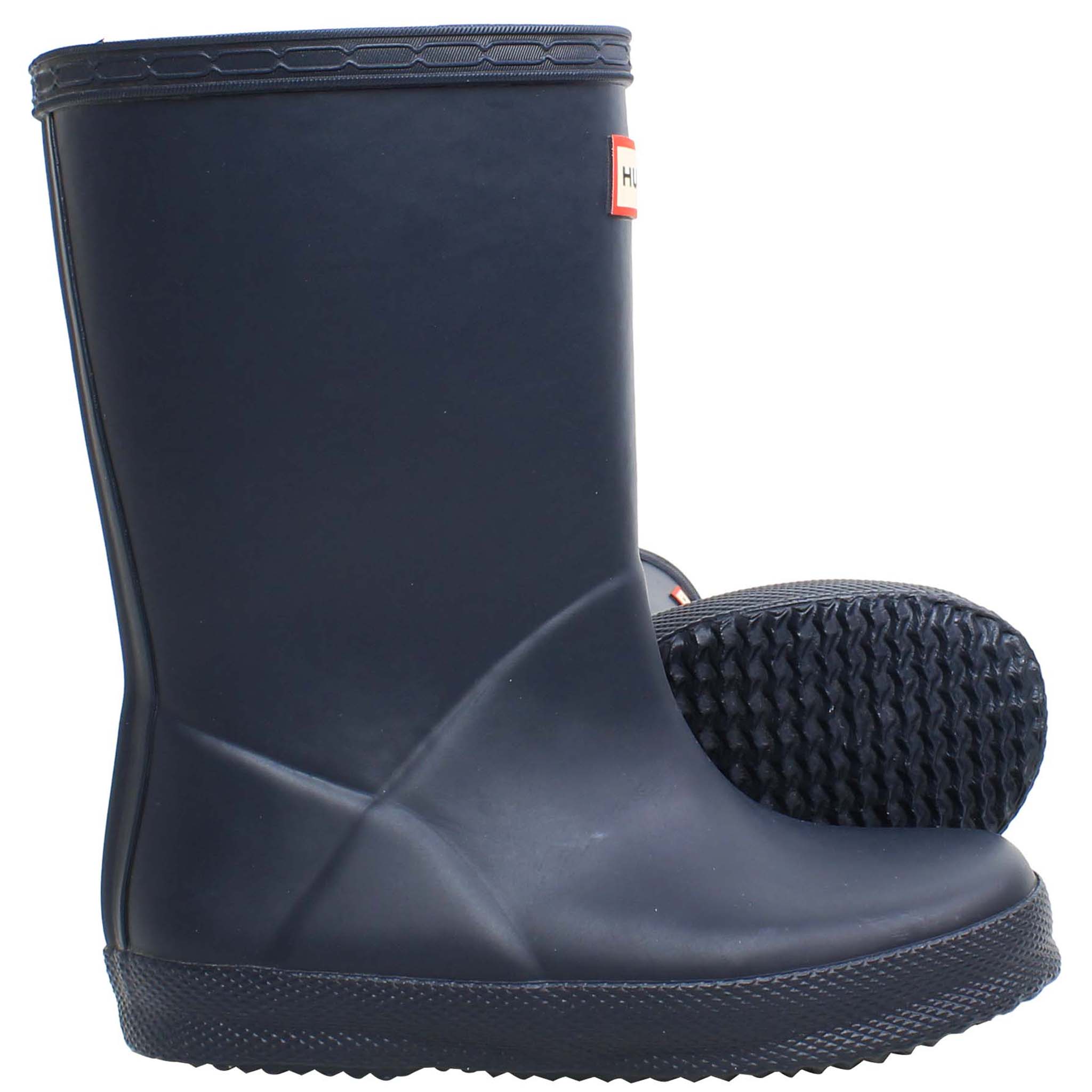 Hunter Original First Kids Navy Wellington Boots