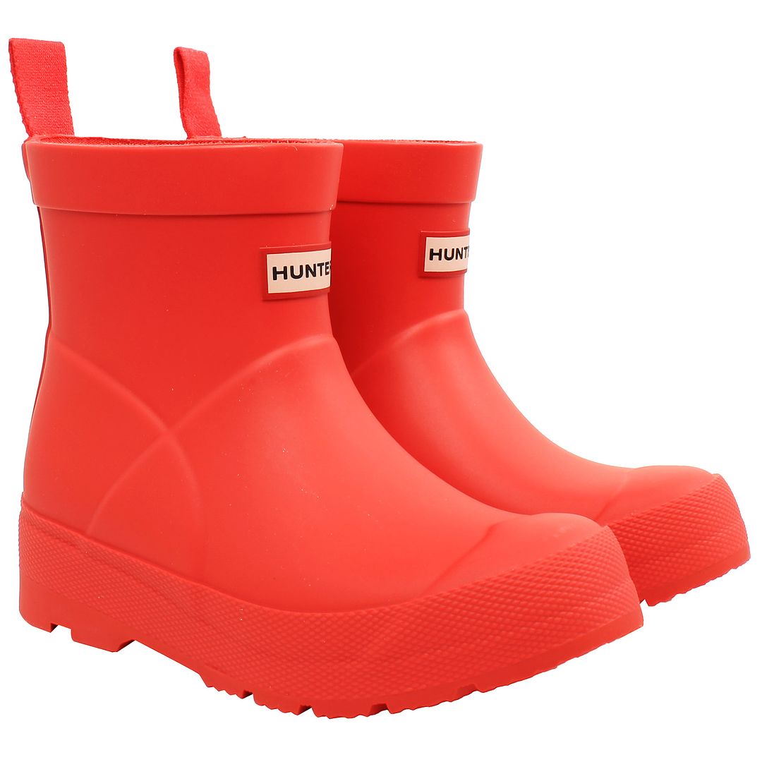 Hunter Play Little Kids Red Wellington Boots