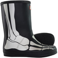 Hunter First Reflective Kids Black Wellington Boots