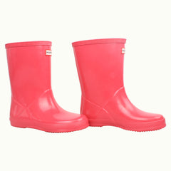 Hunter Gloss Kids Pink Wellington Boots NO BOX