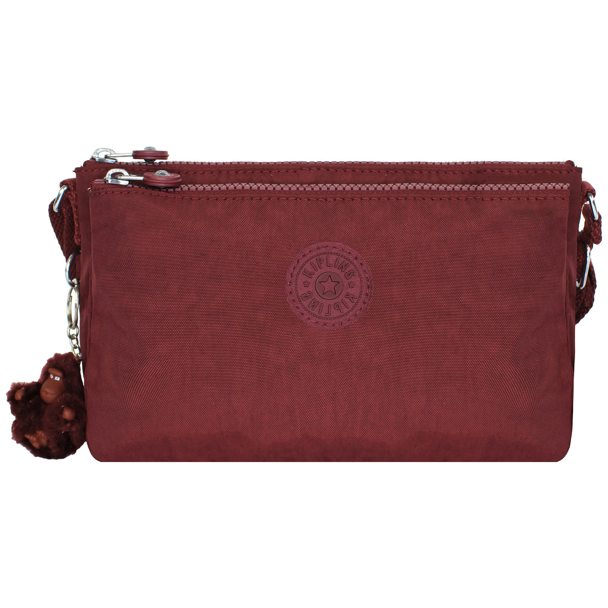 Kipling Mikaela Womens Merlot Crossbody Bag