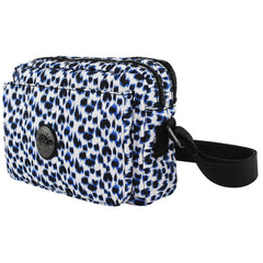 Kipling Curious Leopard Abanu Blue Crossbody Bag