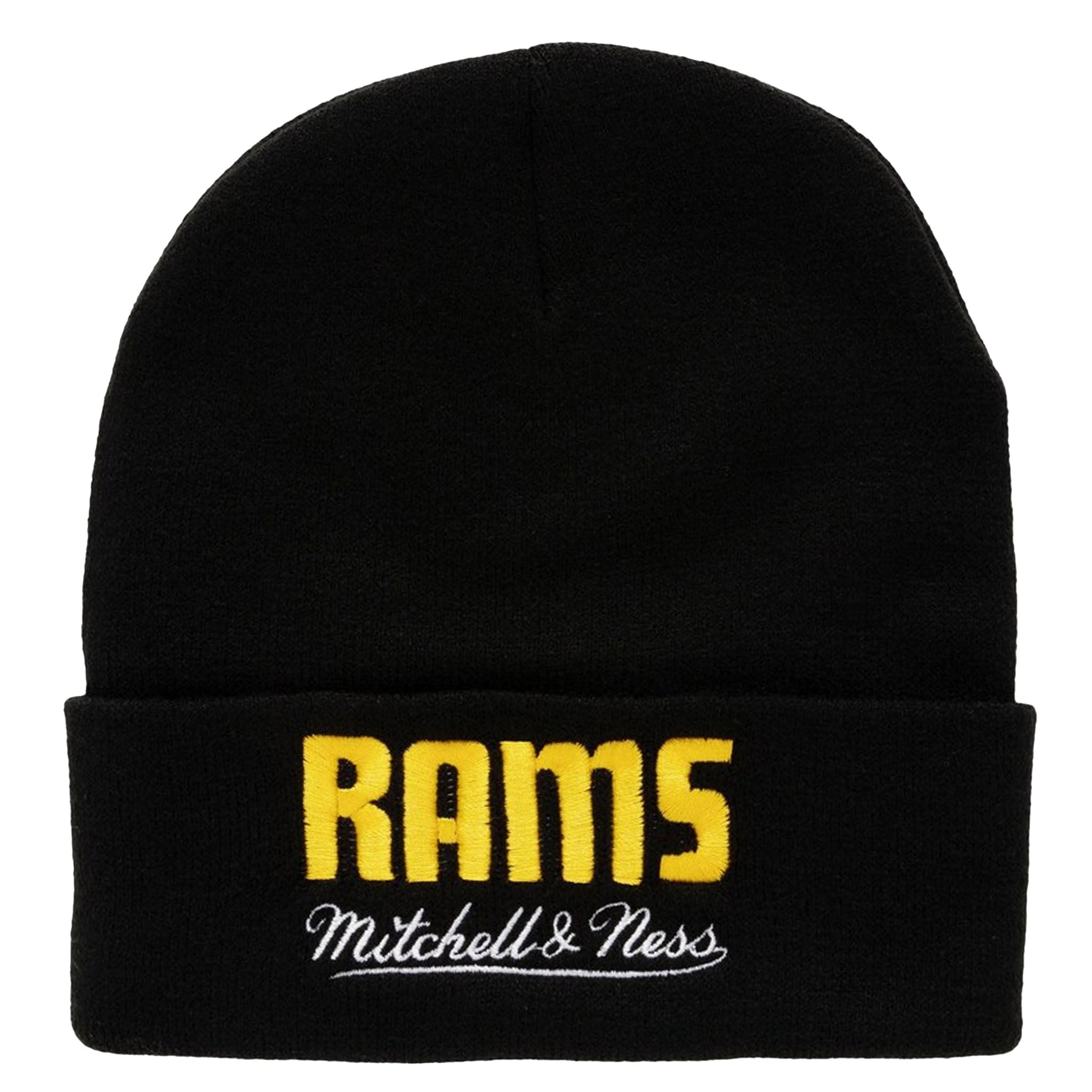 Mitchell & Ness NFL Los Angeles Rams Origins Knit Beanie