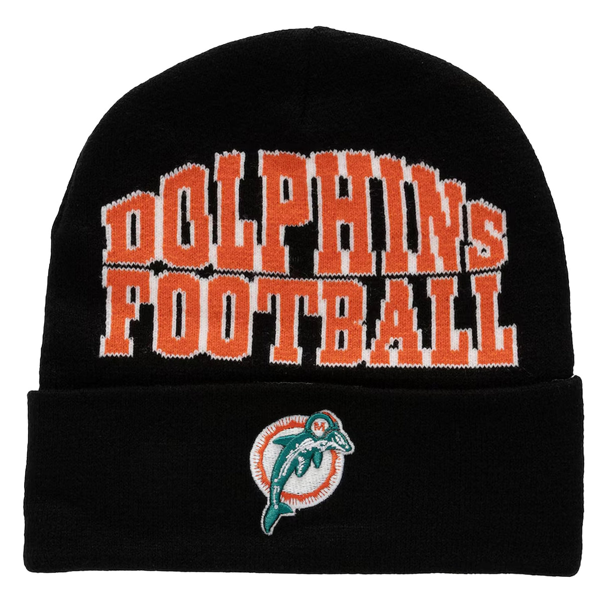 Mitchell & Ness NFL Miami Dolphins Origins Knit Beanie
