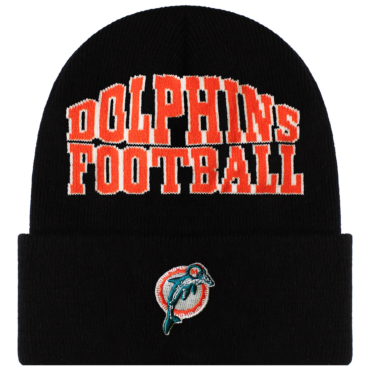 Mitchell & Ness NFL Miami Dolphins Origins Knit Beanie