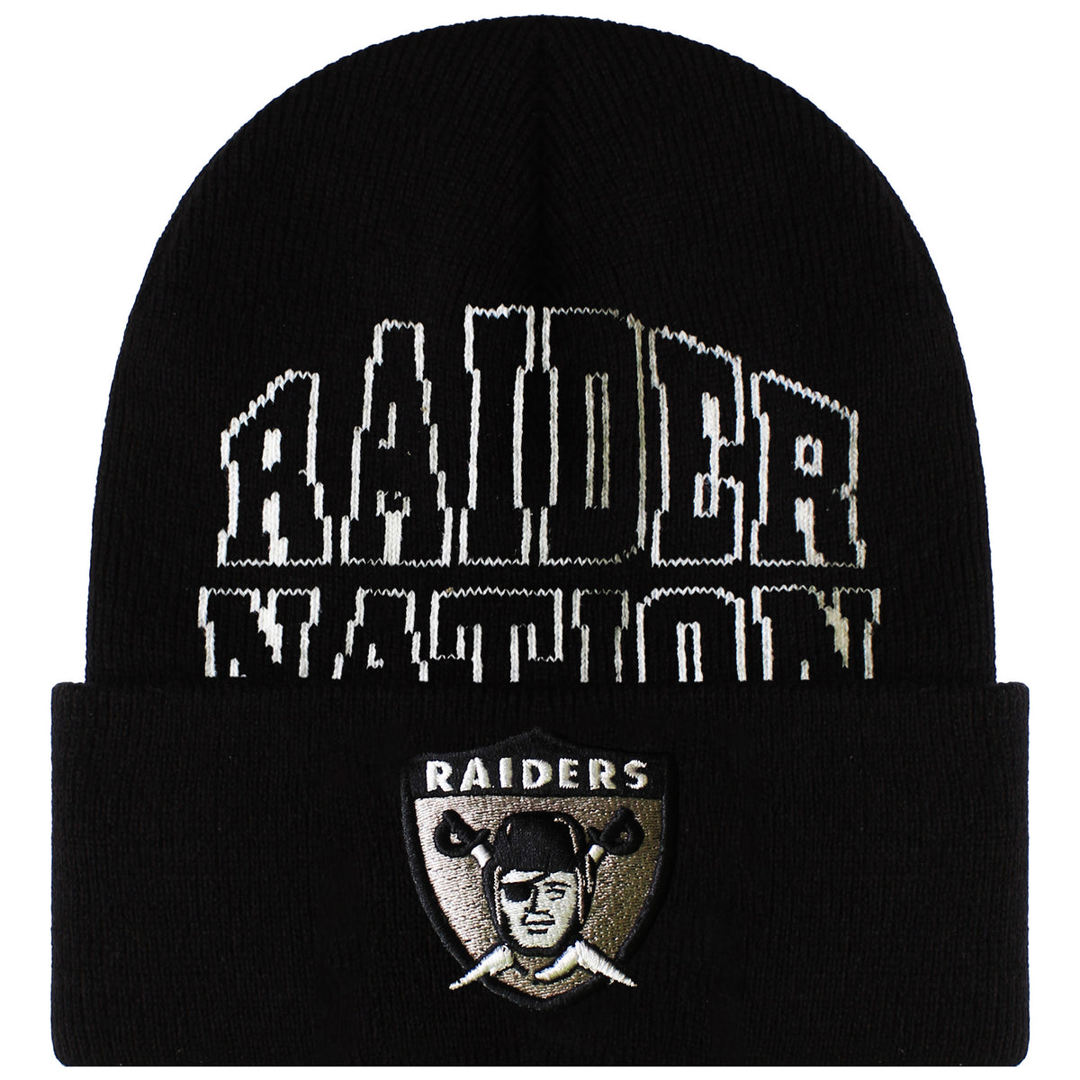 Mitchell & Ness NFL Oakland Raiders Origins Knit Beanie