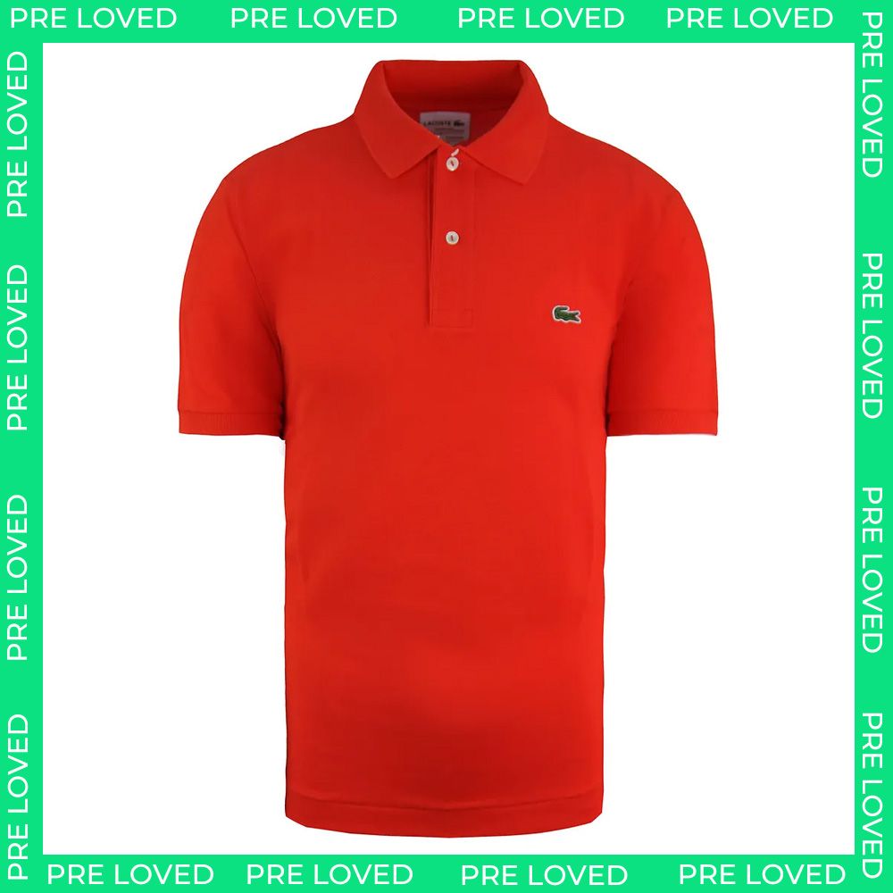 Lacoste Classic Fit Mens Orange Polo Shirt No tag