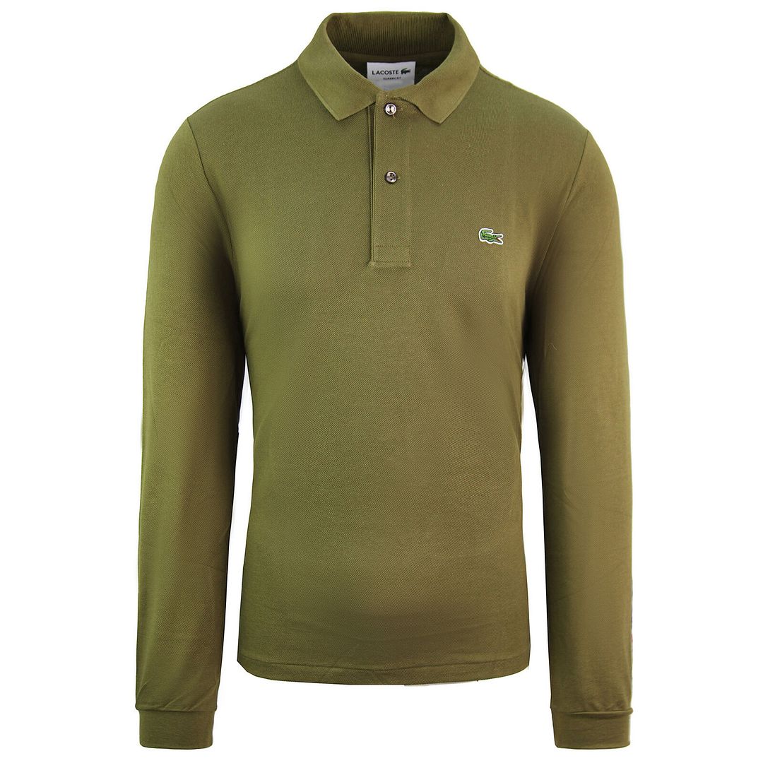 Lacoste Classic Fit Mens Khaki Polo Shirt