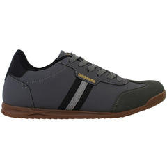 Lambretta Tackle Mens Dark Grey Trainers