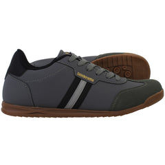 Lambretta Tackle Mens Dark Grey Trainers