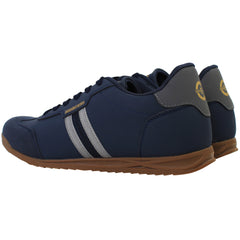 Lambretta Tackle Mens Navy Trainers