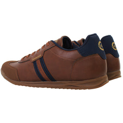 Lambretta Tackle Mens Brown Trainers