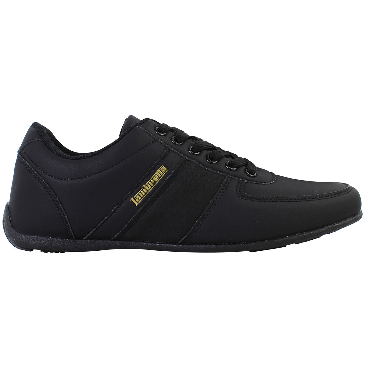 Lambretta Euro Mens Black Trainers