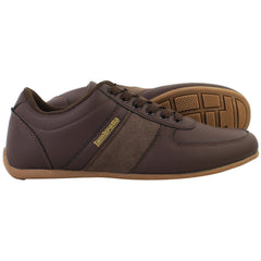 Lambretta Euro Mens Brown Trainers