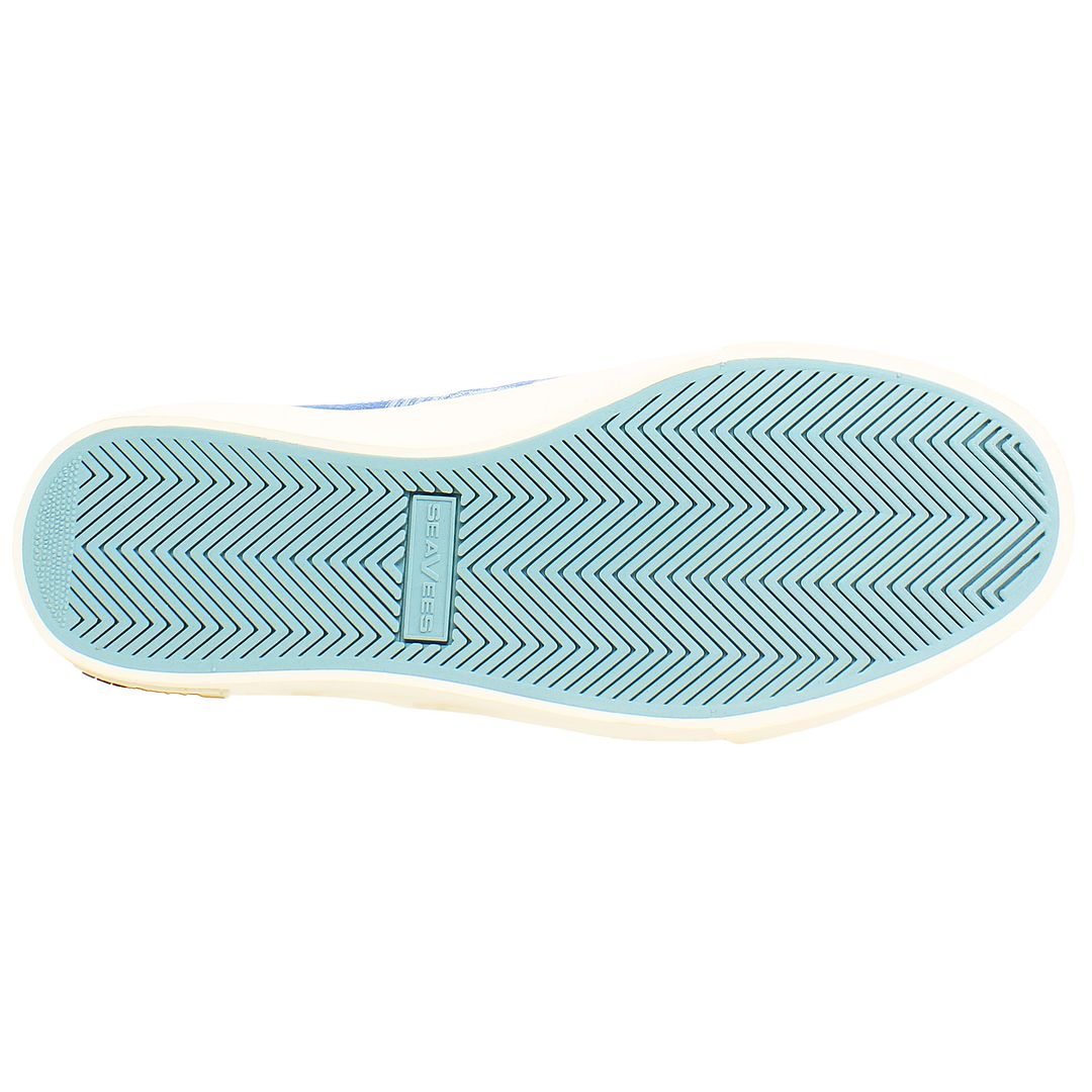 Seavees Legend Embroidery Womens Blue Shoes