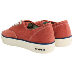 Seavees Legend Cordies Mens Red Plimsolls