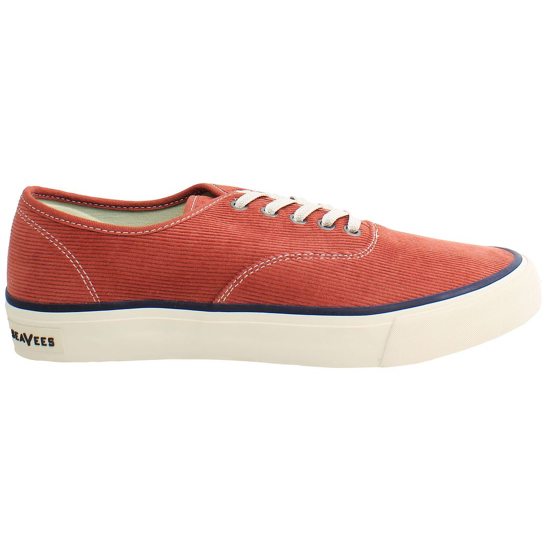 Seavees Legend Cordies Mens Red Plimsolls