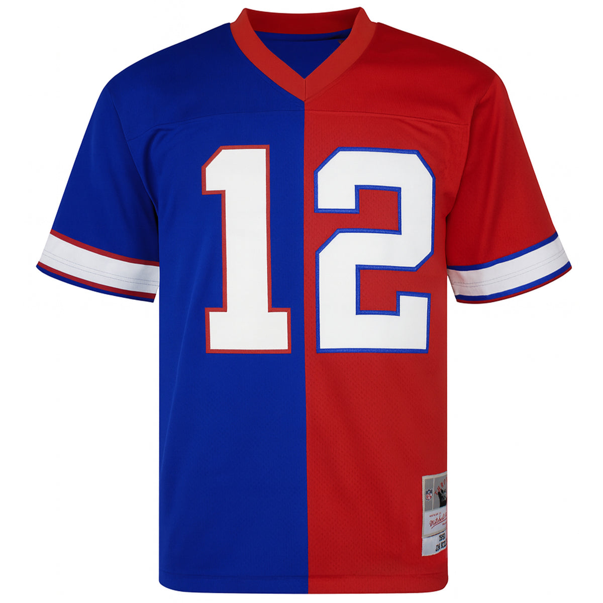 Mitchell & Ness NFL Buffalo Bills 12 Kelly Mens Split Legacy Jersey