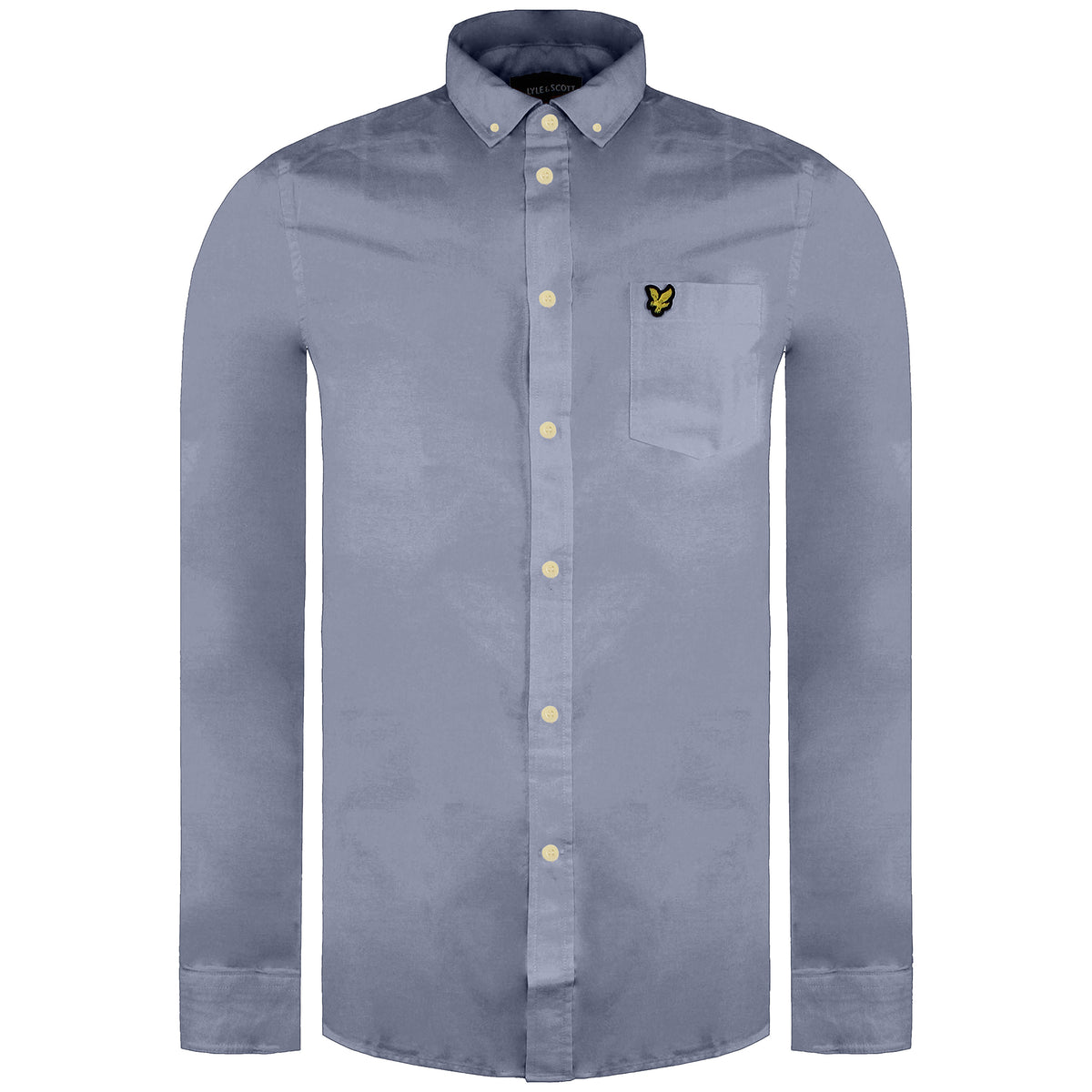 Lyle & Scott Light Weight Mens Blue Oxford Shirt