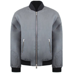 Represent Oglio Mens Washed Black Bomber Jacket