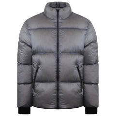 Represent Logo Mens Grey Padded Jacket