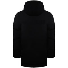 Represent Puffer Mens Black Parka Jacket