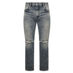 Represent Detroyer Mens Blue Cream Jeans