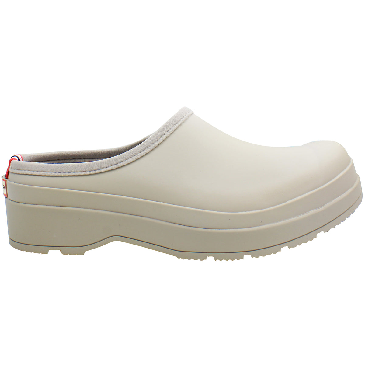 Hunter Play Lined Mens White Clogs