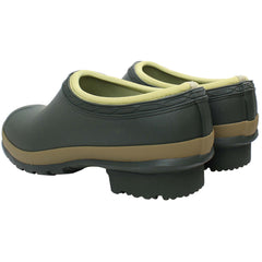 Hunter Gardener Mens Green Clogs