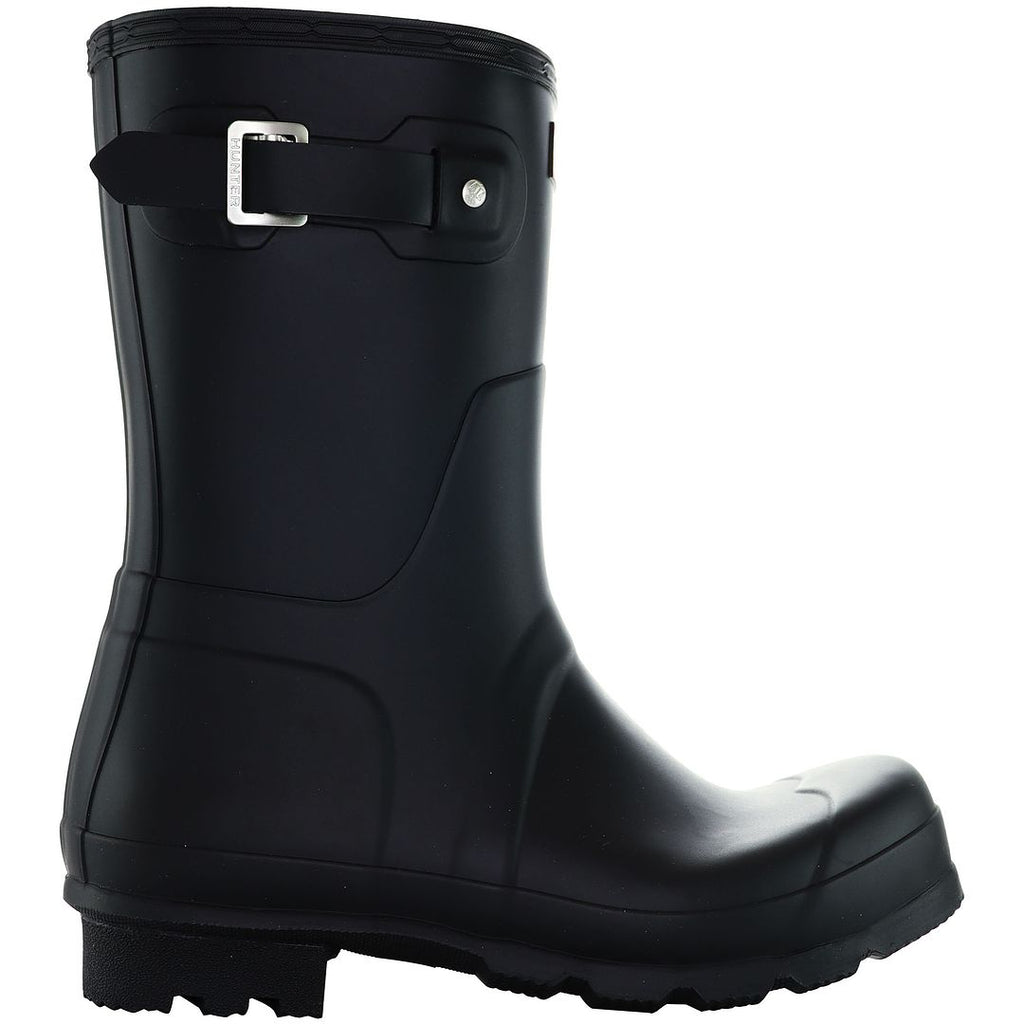 Hunter Original Short Mens Black Wellington Boots