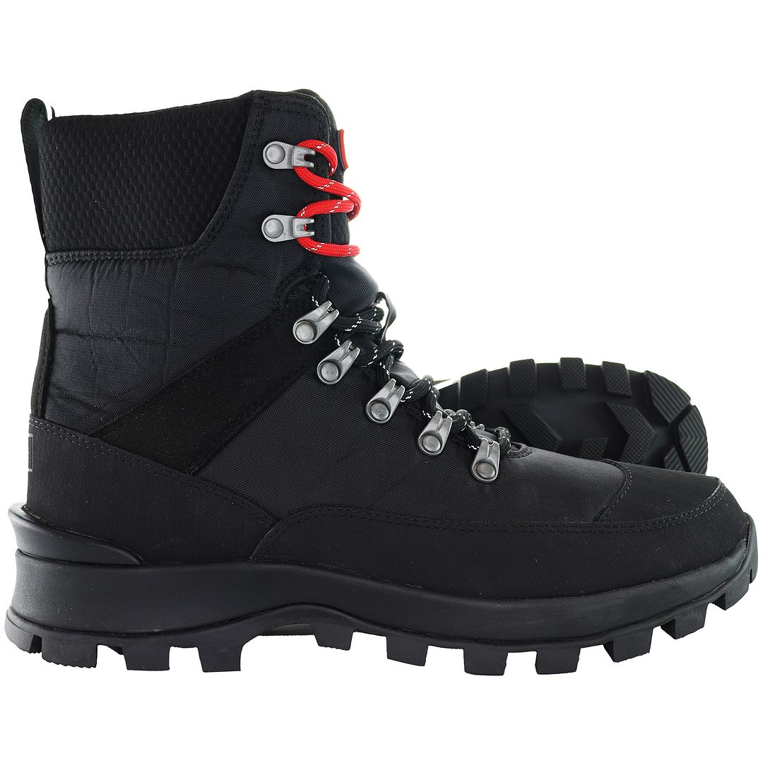 Hunter Commando Mens Black Boots