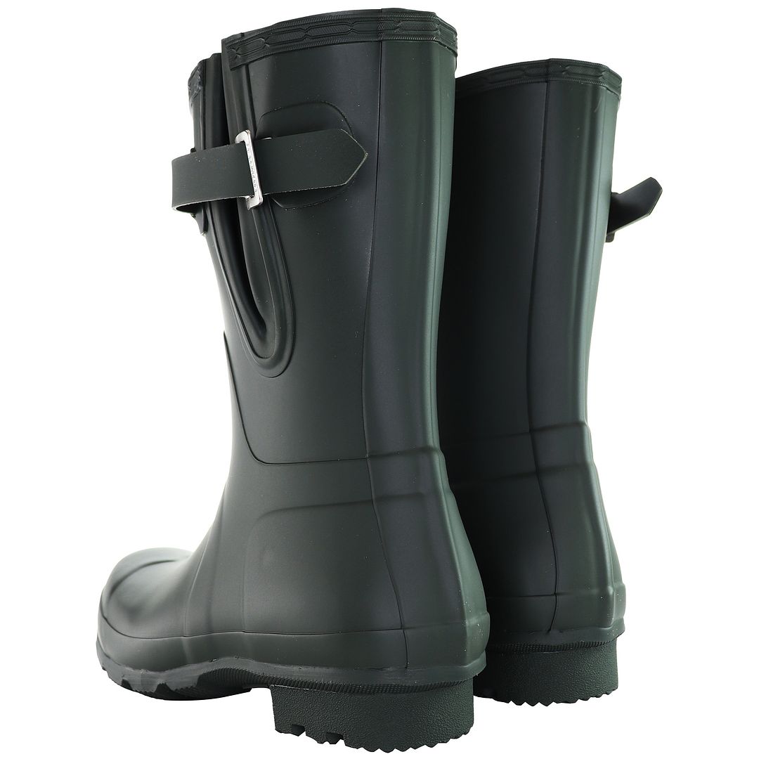 Hunter Side Adjustable Mens Green Wellington Boots