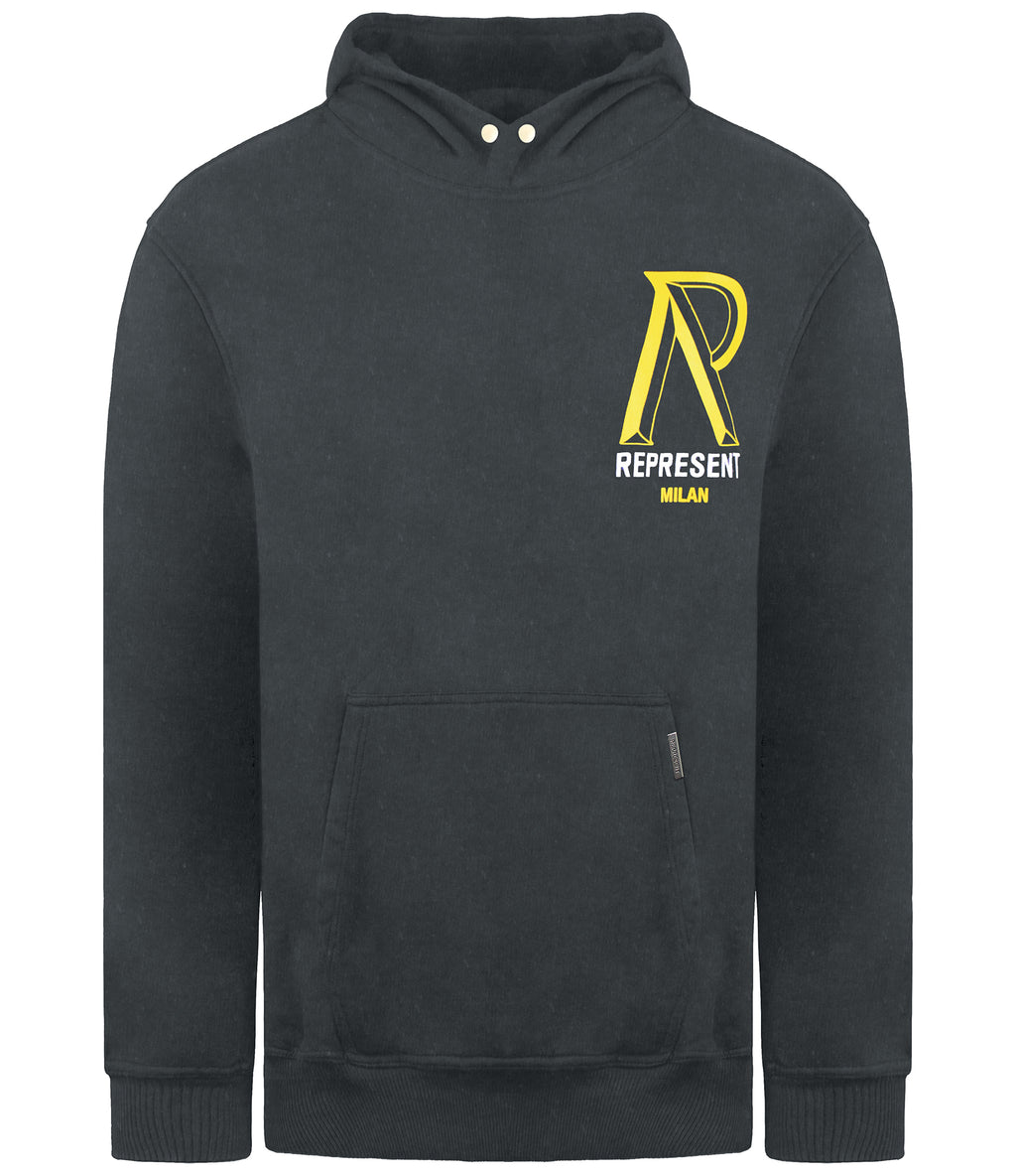 Represent Initial Tour Mens Vintage Grey Hoodie