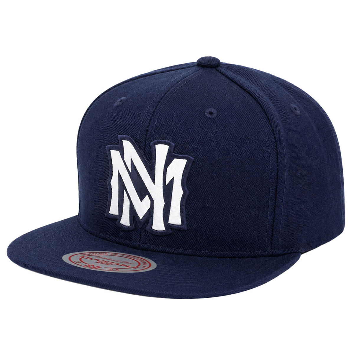 Mitchell & Ness Silicon Grass Logo Navy Cap