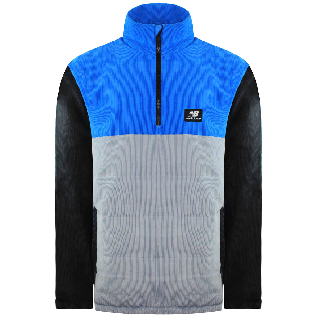 New Balance Relaxed Mens Blue/Grey Jacket