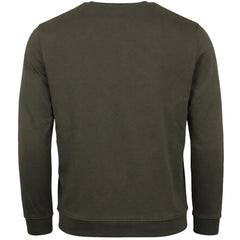 Lyle & Scott Crew Mens Olive Sweater