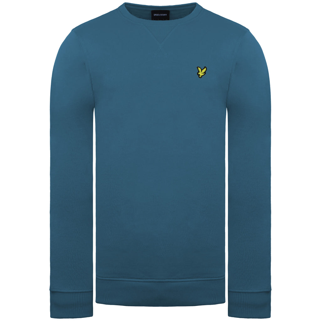 Lyle & Scott Logo Mens Blue Sweater