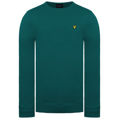 Lyle & Scott Logo Mens Teal Sweater