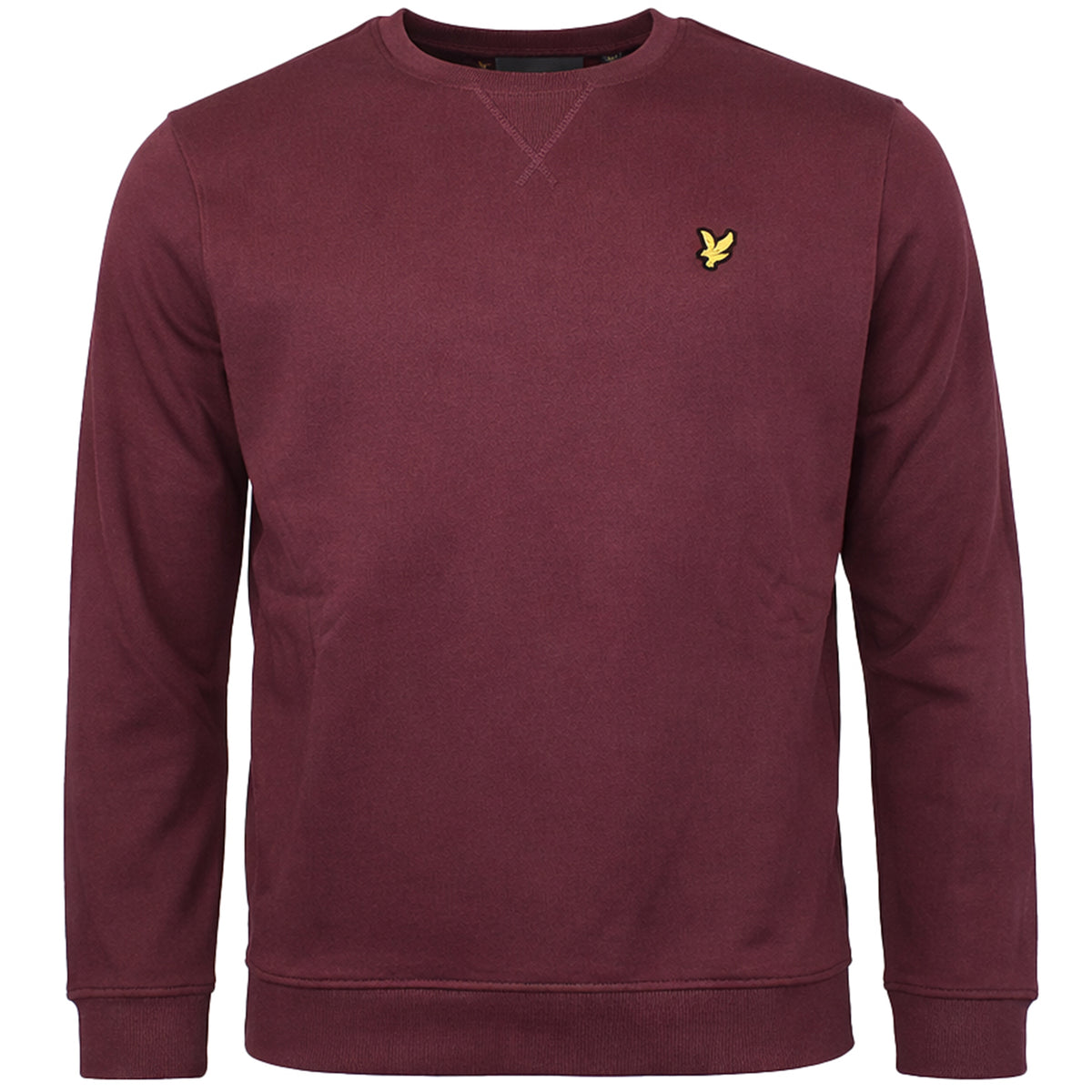 Lyle & Scott Crew Mens Burgundy Sweater