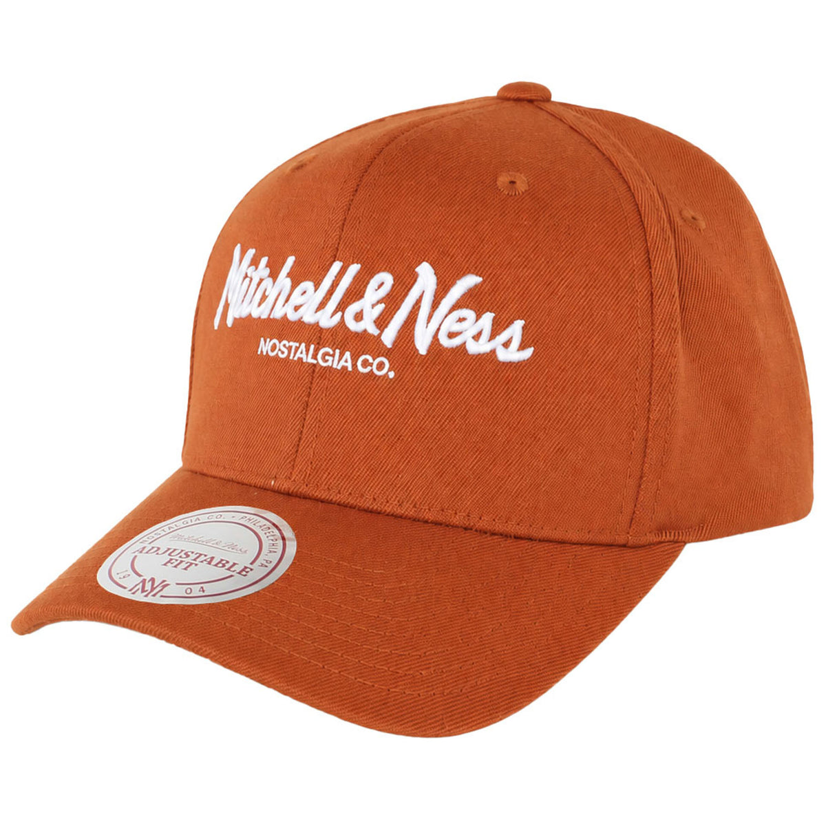 Mitchell & Ness Pinscript Orange Cap